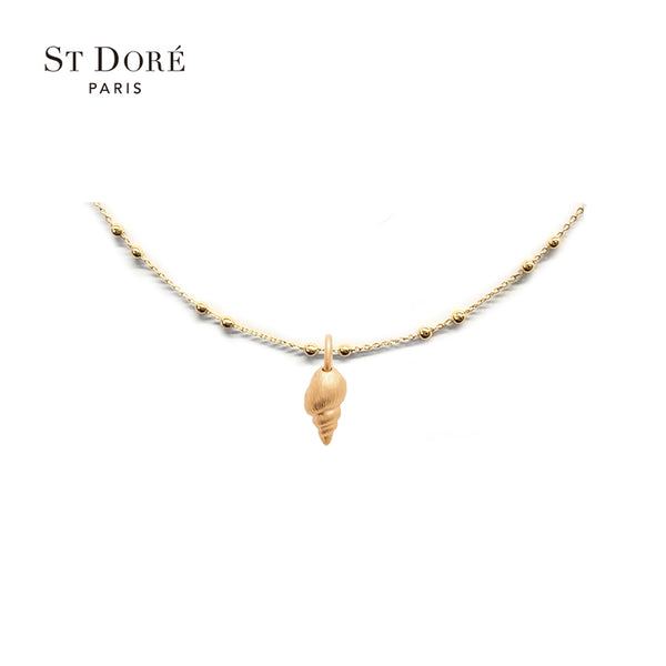 conch shape/small sun shape necklace