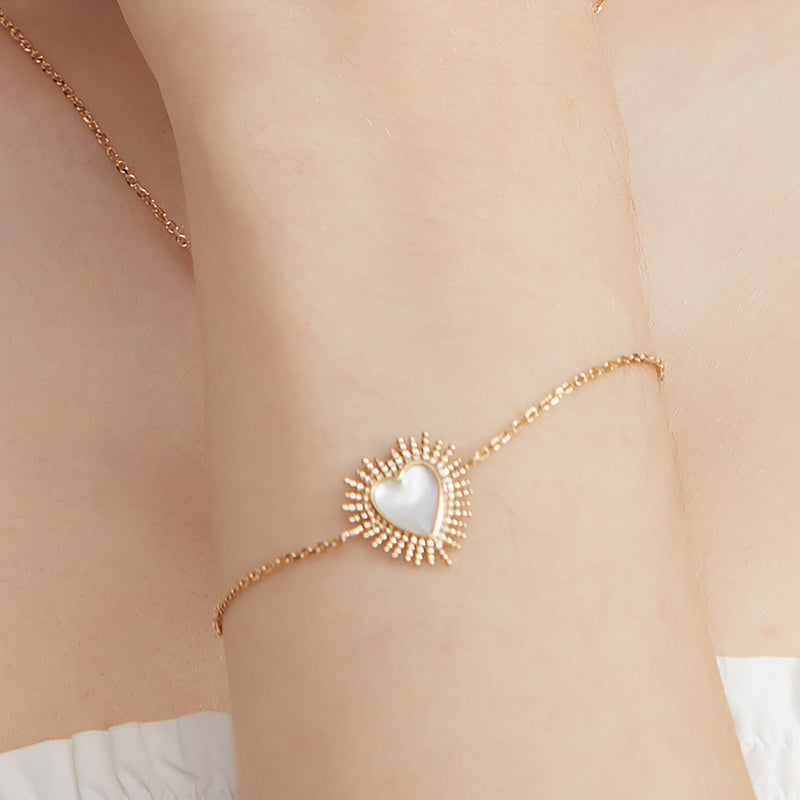 heart-shaped bracelet