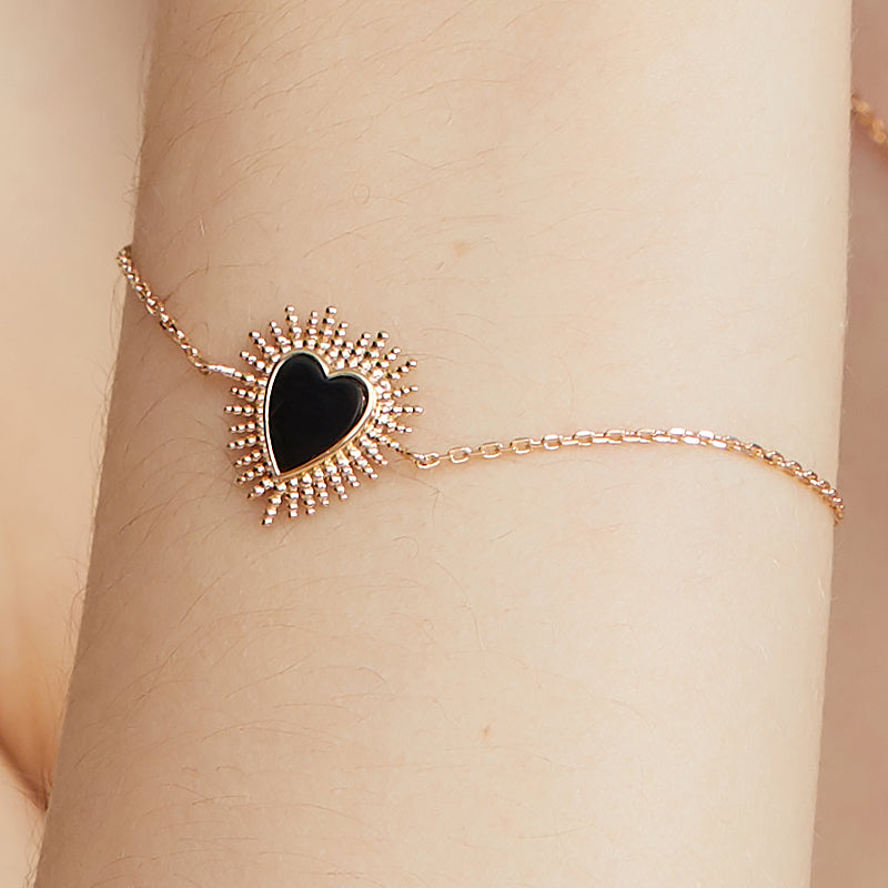 heart-shaped bracelet