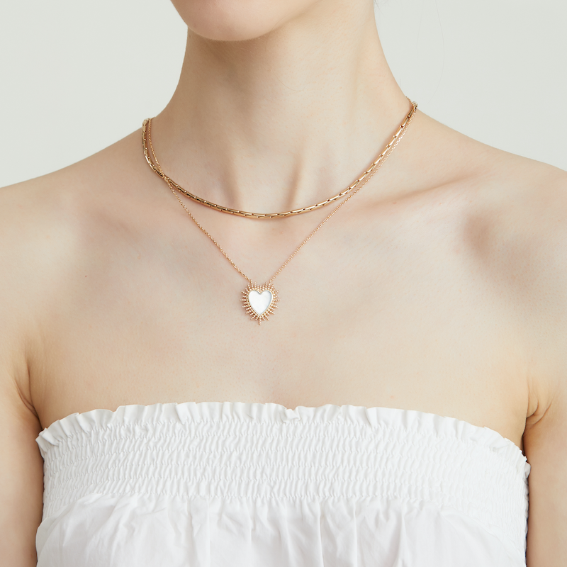 heart-shaped necklace