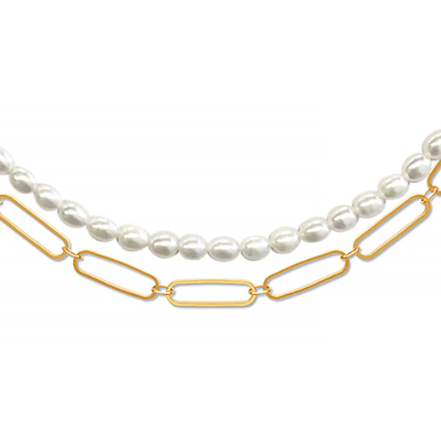 gold coterie chain bracelet